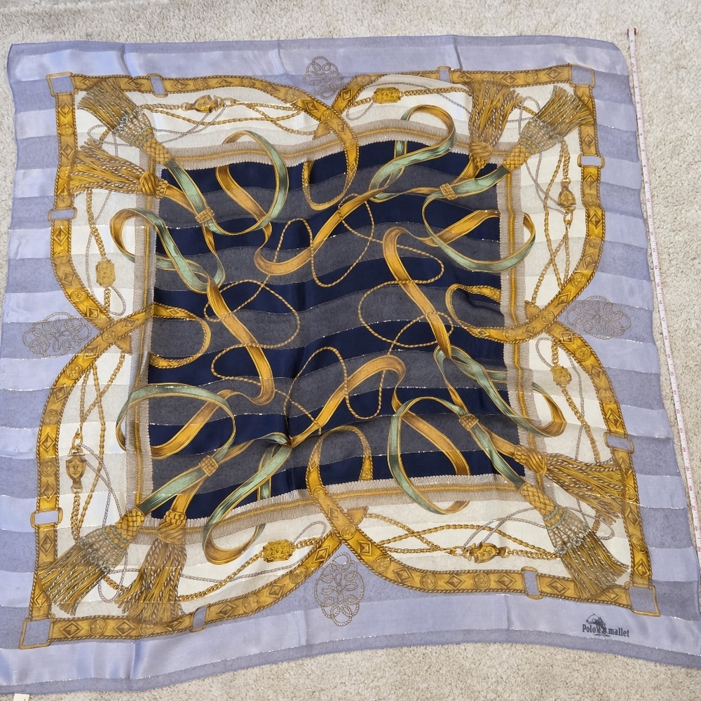 Elegant Vintage Silk Scarf